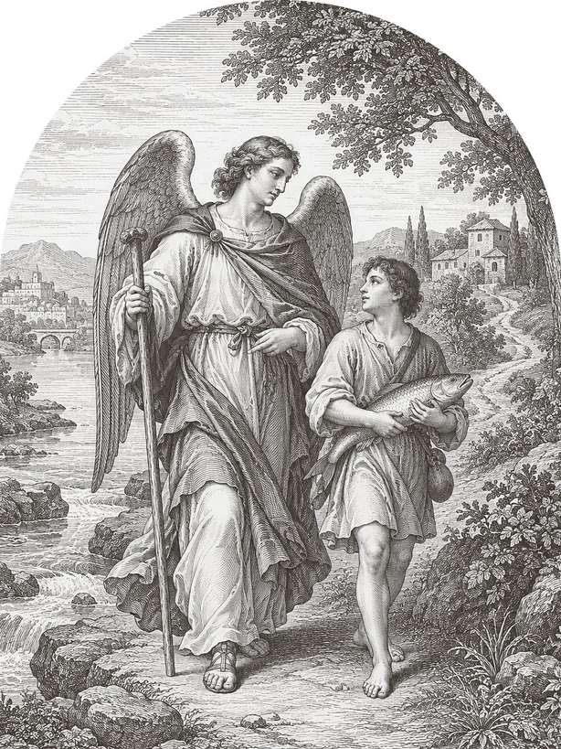 Engraved plate for the name RAPHAEL